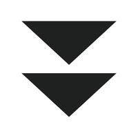 scroll down icon vector