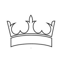crown icon element illustration design vector