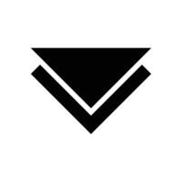 scroll down icon vector
