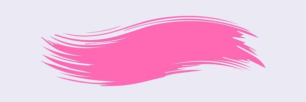 Pink paint brush stroke, ink splatter and artistic design elements. Dirty watercolor texture, box, frame, grunge background, splash or creative shape vector
