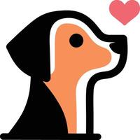 Simple dog logo design illustrations vector