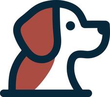 sencillo perro logo diseño ilustraciones vector