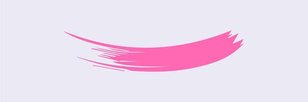 Pink paint brush stroke, ink splatter and artistic design elements. Dirty watercolor texture, box, frame, grunge background, splash or creative shape vector
