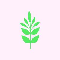 Flower and leaves, Spring art wallpaper with botanical vector