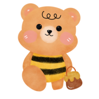 bear with a pot of honey. png