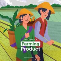 social medios de comunicación enviar con granjero actividad plano diseño ilustración vector