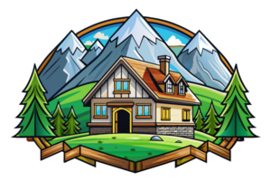 logo Casa nel montagna png