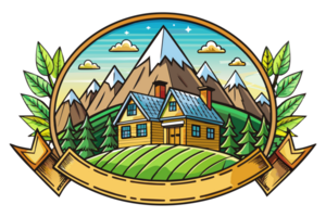 logo Casa nel montagna png