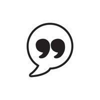 Chat icon. Simple speech bubble isolated vector