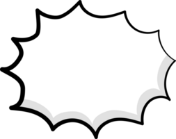 svart och vit Färg Tal bubbla ballong, ikon klistermärke PM nyckelord planerare text låda baner png