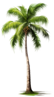 transparent noix de coco arbre png