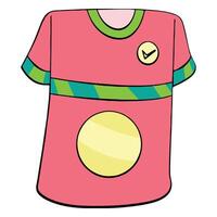 A t-shirt cartoon illustration vector