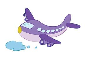 Aeroplain isolated on white background vector