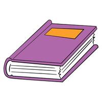 A book cartoon illustration vector