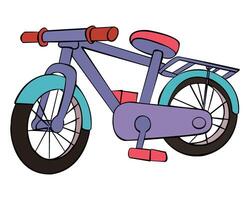 A bicycle means of transport vector