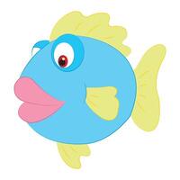 A fish isolated on white background vector