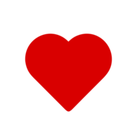 icono de corazon rojo png