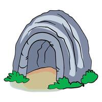 A den in a jungle vector