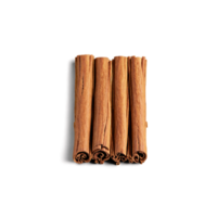 Aromatic cinnamon sticks rich brown color textured bark overlapping arrangement Food and culinary concept png