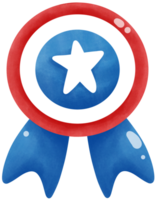 4th of July star badge png