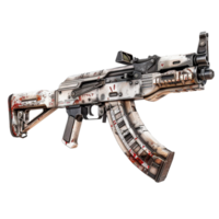 Modern Weapon gun isolated on transparent background png