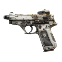 moderno arma pistola aislado en transparente antecedentes png