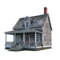 Old house on isolated background png