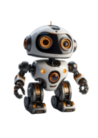 en söt liten robot, trogen robot ClipArt, transparent bakgrund png