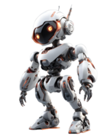 3d robot illustration, futuriste robot clipart, transparent Contexte png