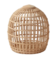 Traditional Asian woven wooden chicken coop png