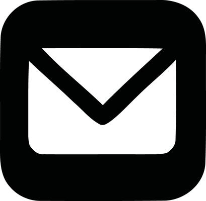 Minimalist Digital Email Icon - Simplified Communication Symbol.