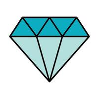Diamond Line Icon vector