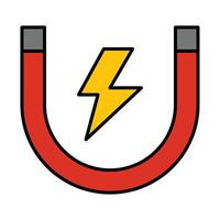 Magnet Line Icon vector