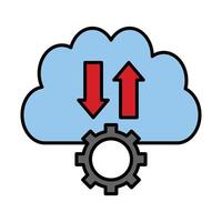 Computing Line Icon vector