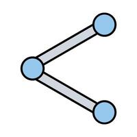Share Line Icon vector