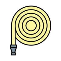 Hose Line Filled Icon Design vector