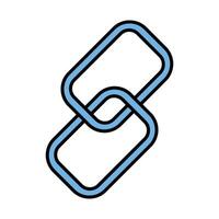 Link Line Icon vector