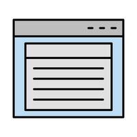 Note Line Filled Icon Design vector