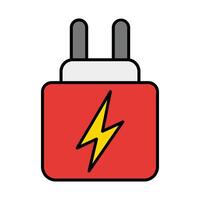 Adapter Line Filled Icon Design vector