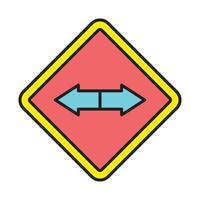 Double Line Filled Icon Design vector