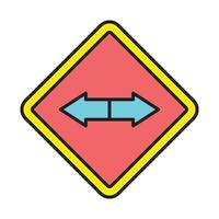 Double Line Filled Icon Design vector