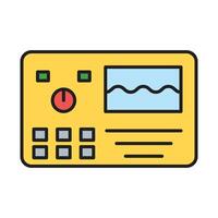 Generator Line Filled Icon Design vector