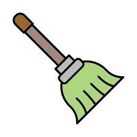 Mop Line Filled Icon Design vector