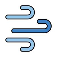 Wind Line Icon vector