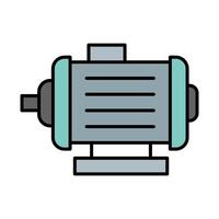 Motor Line Filled Icon Design vector