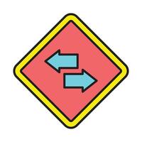 Swap Line Filled Icon Design vector