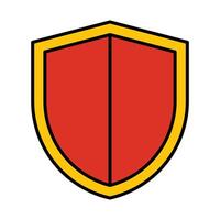 Shield Line Icon vector