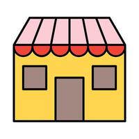 Shop Line Icon vector