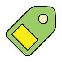 Sale Sign Line Icon vector