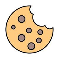 Cookie Line Icon vector